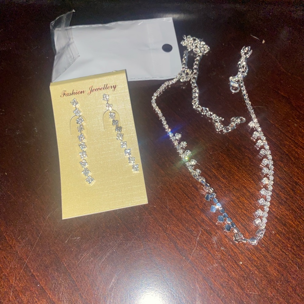 Earrings and Necklace